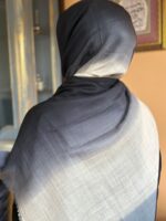 Degrade Geçişli %10 Silk %90 Wool Şalımız - Görsel 5