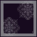 14 mm twil ipek. 90x90 ebatlarında kare eşarp. Özel tasarım - Görsel 6