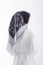 AY IŞIĞI TWİLL İPEK EŞARP - Görsel 4