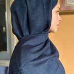 MONOGRAM YÜN İPEK ŞAL