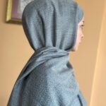 MONOGRAM YÜN İPEK ŞAL