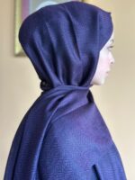 monogram yün ipek şal - Görsel 3