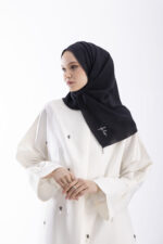 SİYAH İPEK ŞAL - Görsel 3