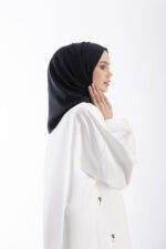 SİYAH İPEK ŞAL - Görsel 5
