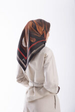 KEHRİBAR İPEK EŞARP - Görsel 4