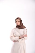 AMBER İNCİ TWİL EŞARP