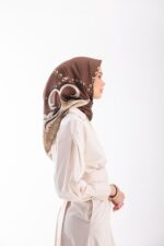 AMBER İNCİ TWİL EŞARP - Görsel 5